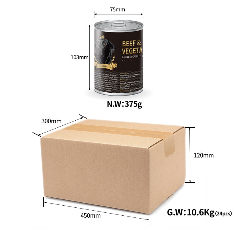 Pet Food Supplier - ODM OEM Wet Food Chicken Beef Vegetable Balanced Nutrition