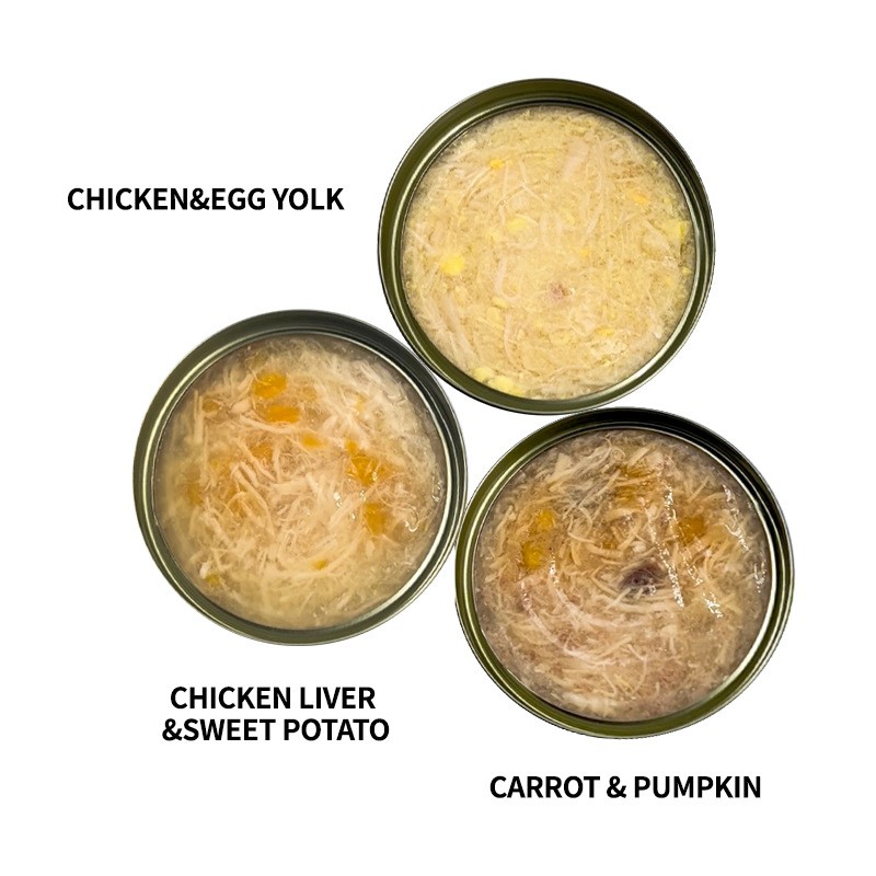 Pet Food Supplier - Dog Snacks Hand-shredded Chicken Liver Sweet Potato Carrot