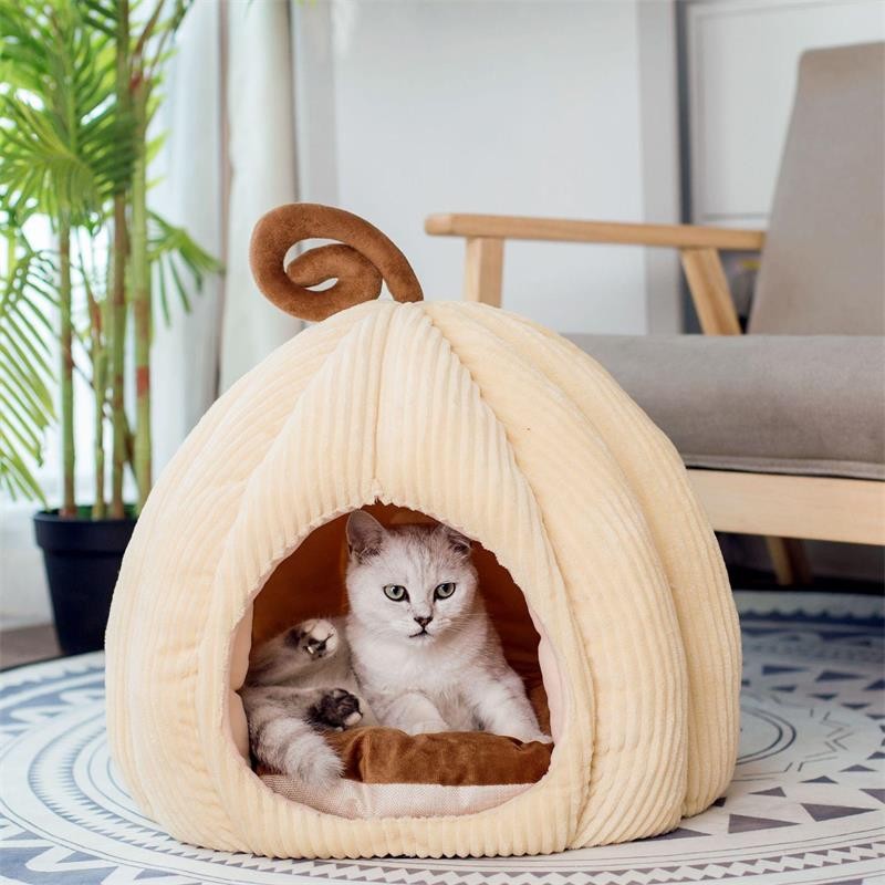 Cat Bed Supplier - Cat Beds Cat Cave for Kittens Small Pets Removable Cushion
