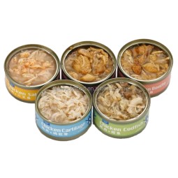 Cat Food Manufacturer - OEM/ODM Cat Snacks Tuna Scallop Meat Canned Food