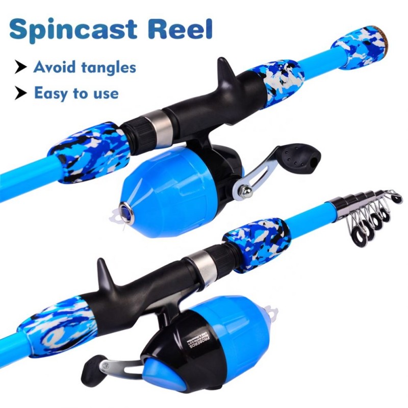 Kids Fishing Rod Set Factory - OEM Custom Telescopic Pole Combo