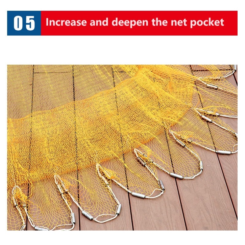 Hand Cast Net Factory - OEM Custom Drawstring Nylon American