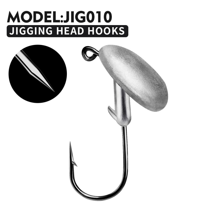 Lead Jig Hook Factory - OEM Custom Round Ball Shape Head