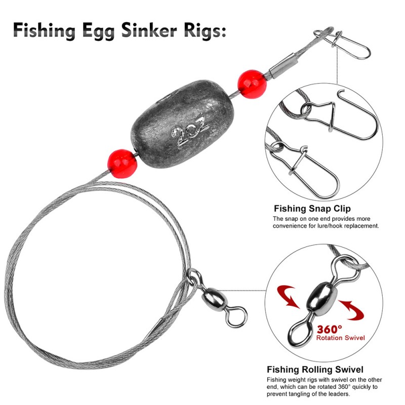 Fishing Egg Sinkers Factory - OEM Custom Carolina Rigs