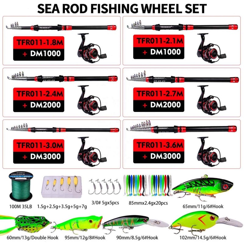 Fishing Pole Set Factory - OEM Custom Mini Portable Telescopic