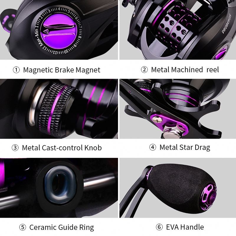 Baitcasting Reel Factory - OEM Custom Metal Spool Magnetic