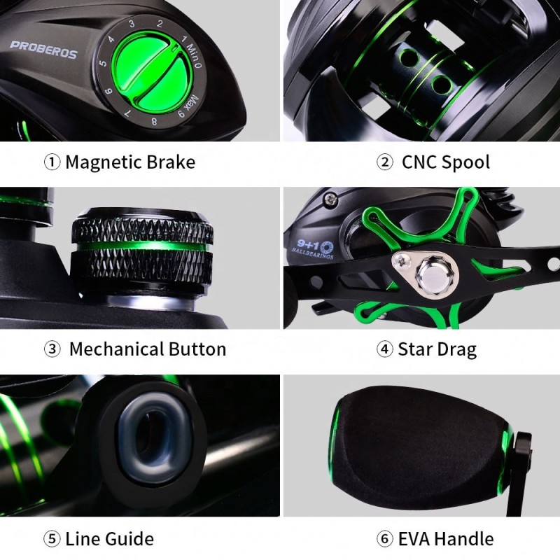 Baitcasting Reel Manufacturer - OEM Custom 18+1BB Waterproof