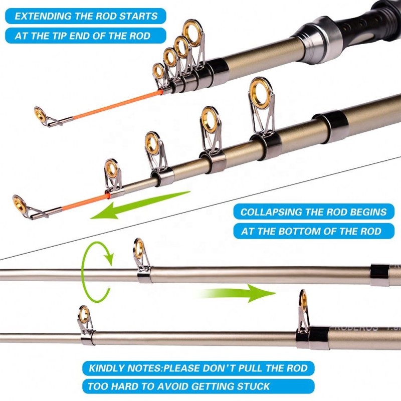 Carbon Fishing Pole Manufacturer - OEM Custom Telescopic Spinning