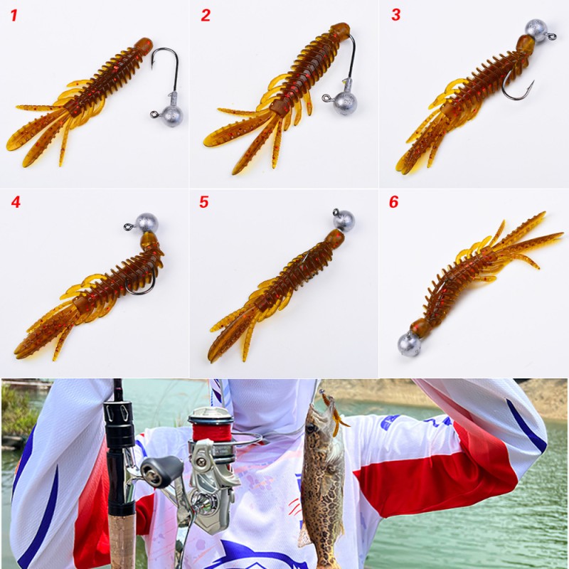 Prawn Fishing Lure Set Manufacturer - OEM Custom Soft Shrimp Jig