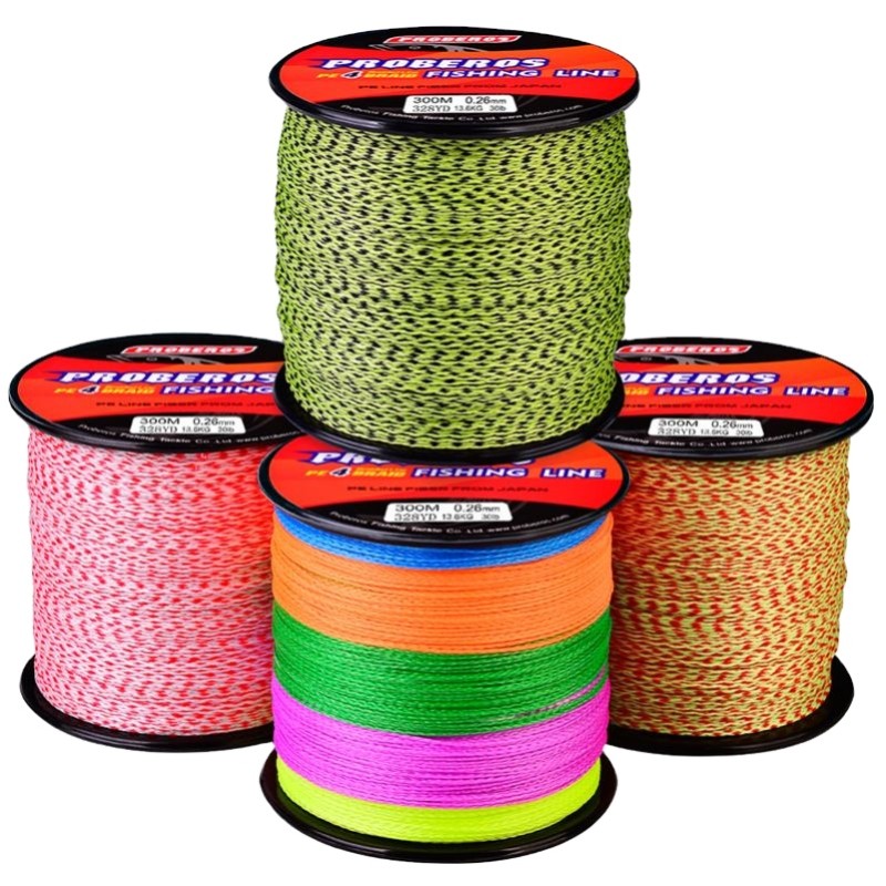 PE Braided Line Manufacturer - OEM Custom 4 Weaves Braid Fishline