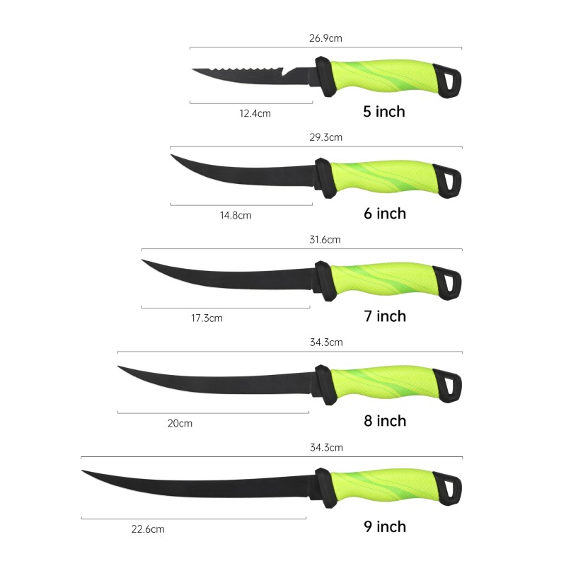 Fishing Fillet Knife Manufacturer - OEM Custom Golf Handle Multi-function