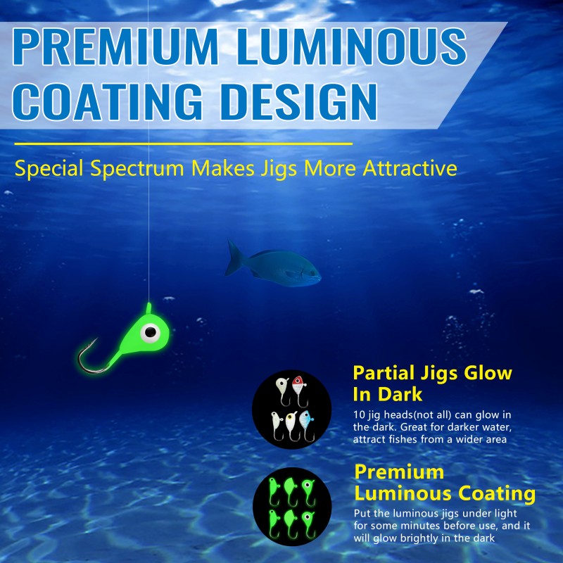 Ice Fishing Jigs Factory - OEM Custom Walleye Perch Lures