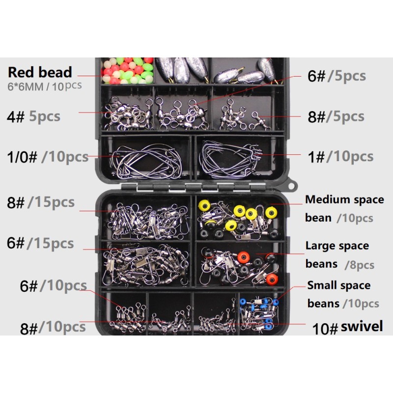 Fishing Tackle Box Factory - OEM Custom Hooks Swivels Weight