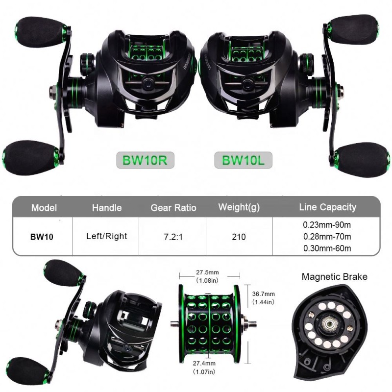 Baitcasting Reel Factory - OEM Custom High Speed Drag Casting