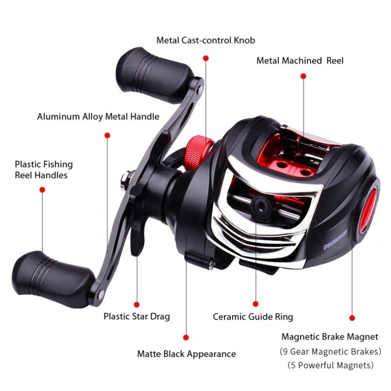 Baitcasting Reel Factory - OEM Custom 9+1BB Magnetic Brake