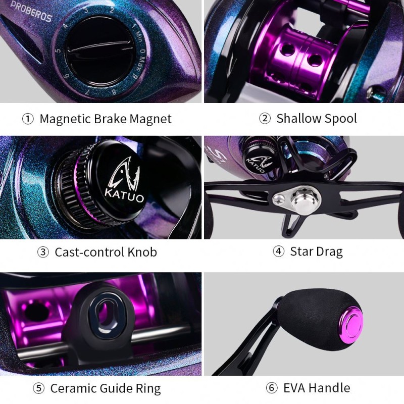 Baitcasting Reel Manufacturer - OEM Custom Magnetic Brake System