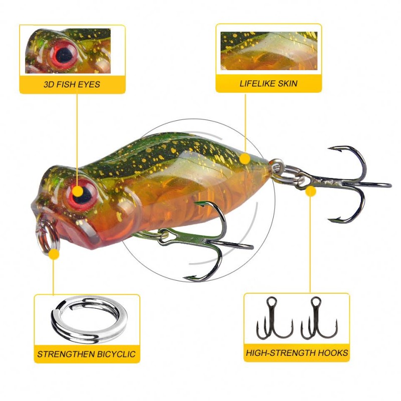 Popper Fishing Lures Factory - OEM Custom Plastic Hard Bait