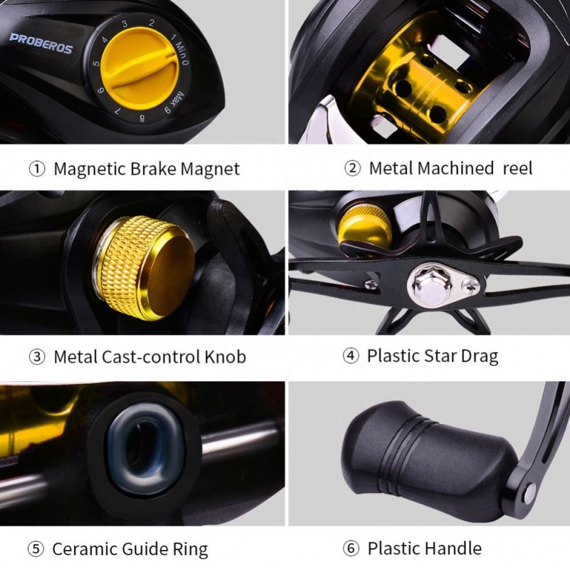 Baitcasting Reel Manufacturer - OEM Custom 7.2:1 Metal Spool