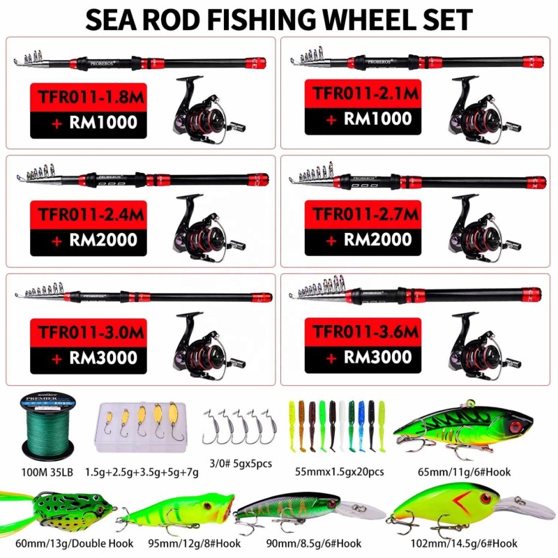 Fishing Rod Set Manufacturer - OEM Custom Pole Reel Combo Kits