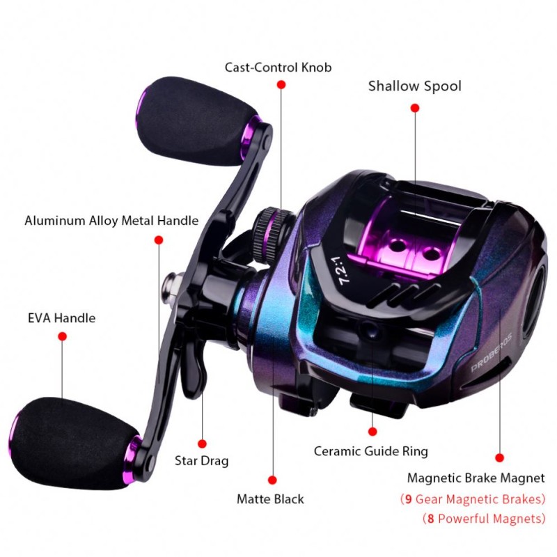 Baitcasting Reel Manufacturer - OEM Custom Magnetic Brake System