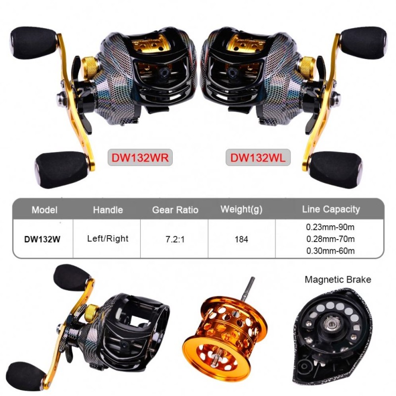 Baitcasting Reel Manufacturer - OEM Custom Saltwater Magnetic Brake