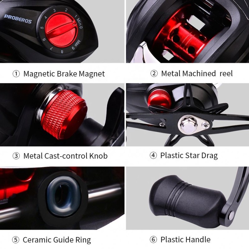 Baitcasting Reel Factory - OEM Custom 9+1BB Magnetic Brake