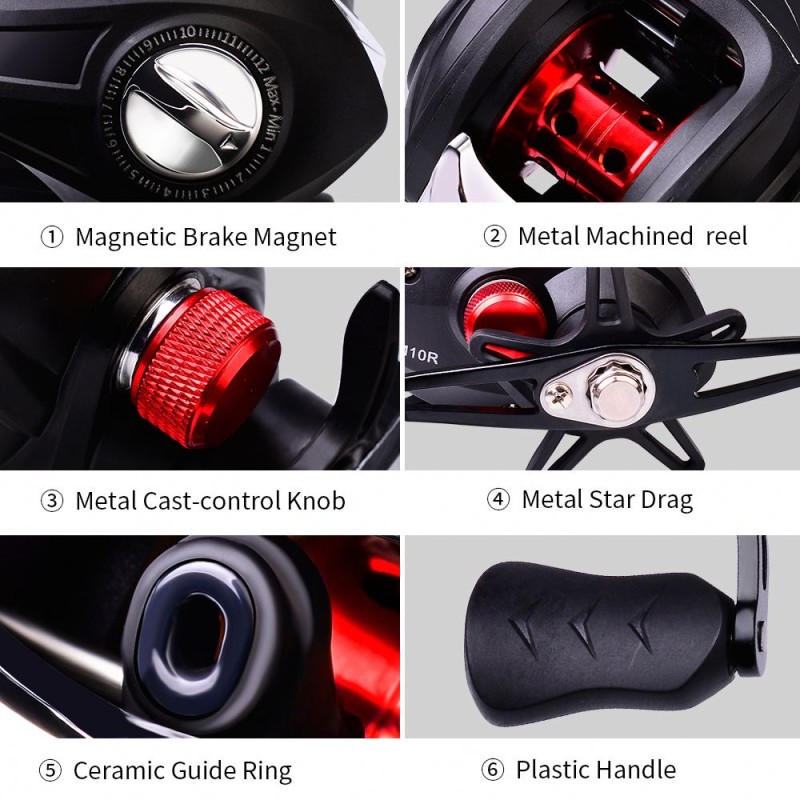 Baitcasting Reel Factory - OEM Custom Waterproof Left Right Hand