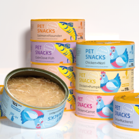 Pet Food Supplier - OEM ODM Chicken Salmon Breast Tin Cans