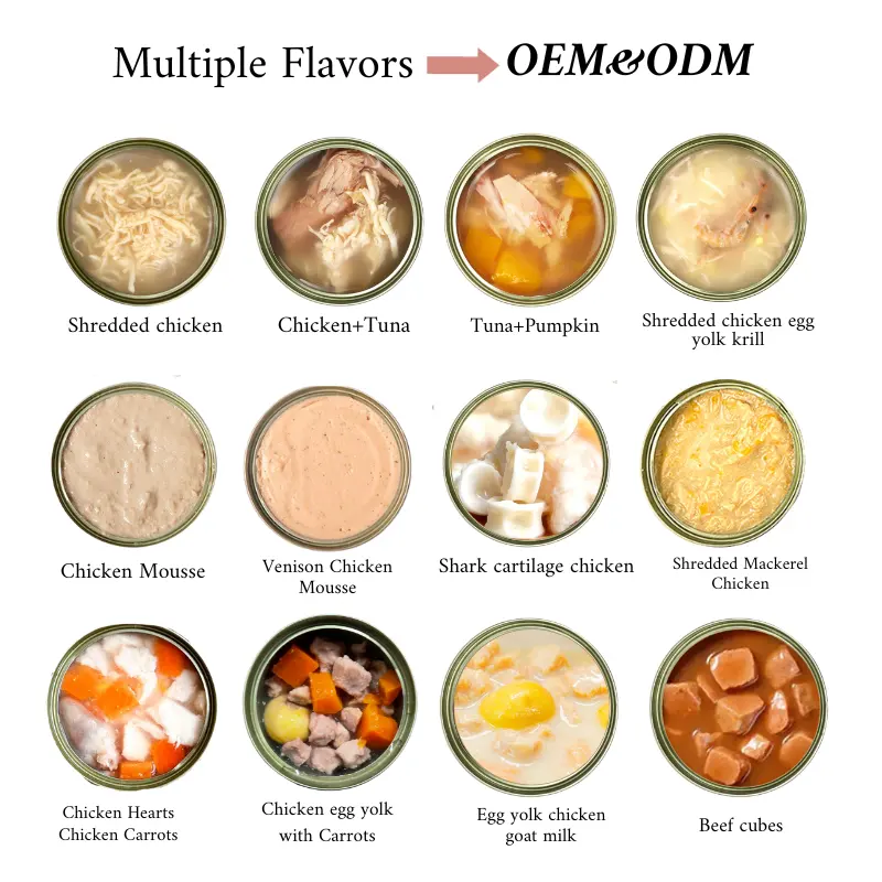 Cat Wet Food Supplier - Direct Factory 46% Meat Content Can