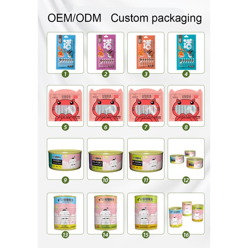 Pet Wet Food Factory - Hot Selling OEM ODM Multiple Flavors