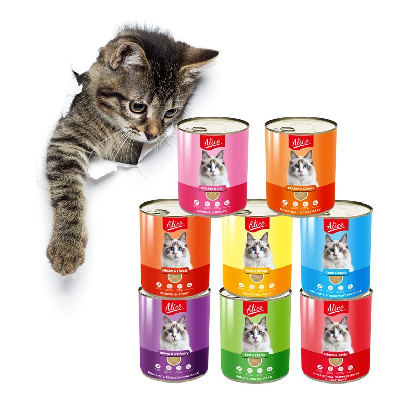 Cat Jelly Factory - Alice Slice Can 375g Multi Flavors