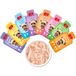 Dog Food Manufacturer - Candy Sliced Meat Broth 50g 8 Flavors
