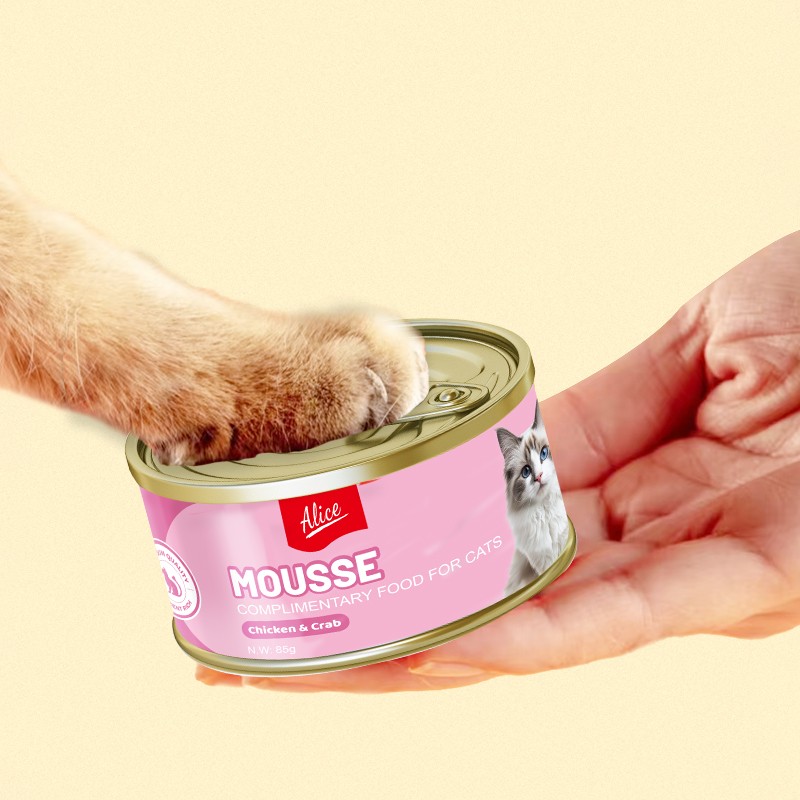 Cat Mousse Manufacturer - Alice Golden Can 85g Super Palate