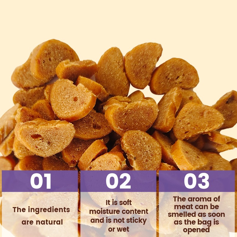 Cat Treat Manufacturer - OEM ODM Air-dried Salmon Heart Shape