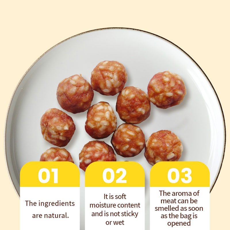 Dog Treat Manufacturer - OEM ODM Air-dried Duck Rice Ball