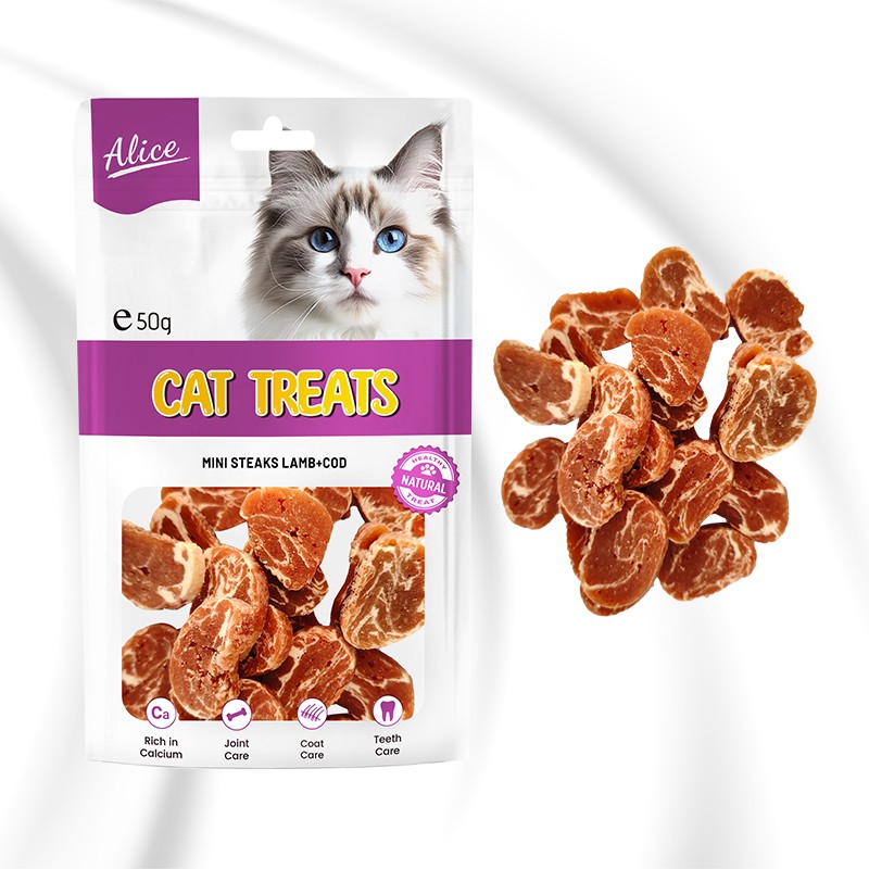 Cat Treat Supplier - OEM ODM Air-dried Lamb Cod Steak