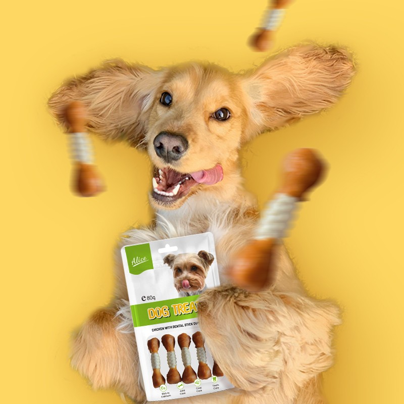 Dog Snack Manufacturer - OEM ODM Air-dried Chicken Dental Stick
