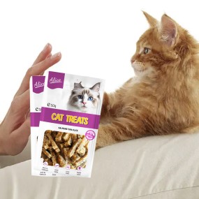 Cat Treat Supplier - OEM ODM Air-dried Salmon Tuna Slice
