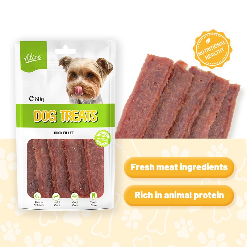 Dog Treat Supplier - OEM ODM Air-dried Duck Fillet Chicken