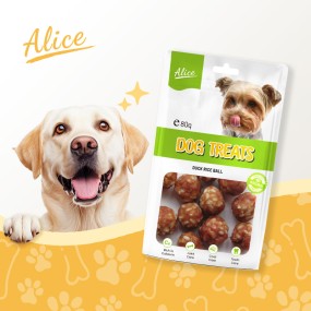 Dog Treat Manufacturer - OEM ODM Air-dried Duck Rice Ball