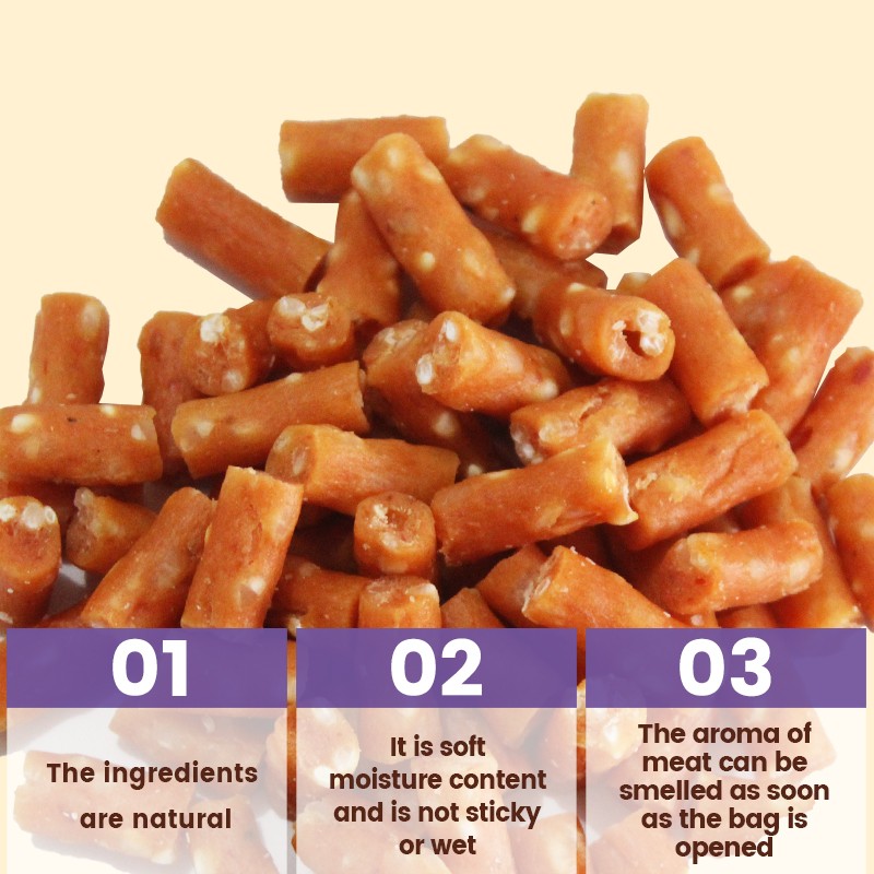 Cat Snack Manufacturer - OEM ODM Air-dried Salmon Rice Stick