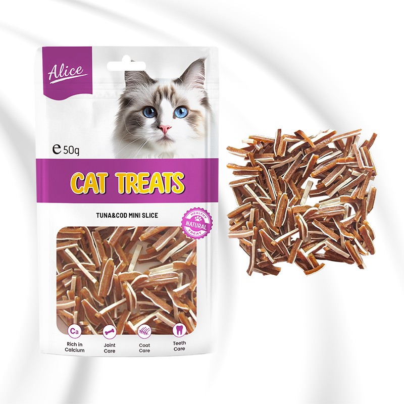 Cat Treat Factory - OEM ODM Air-dried Tuna Cod Mini Slice