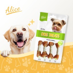 Dog Snack Factory - OEM ODM Air-dried Chicken Dumbbell Beef