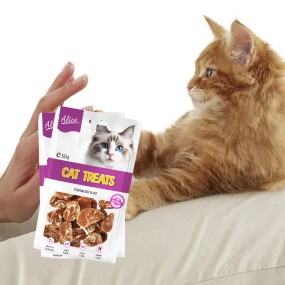 Cat Snack Manufacturer - OEM ODM Air-dried Tuna Cod Slice