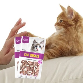 Cat Snack Supplier - OEM ODM Air-dried Lamb Cod Twist