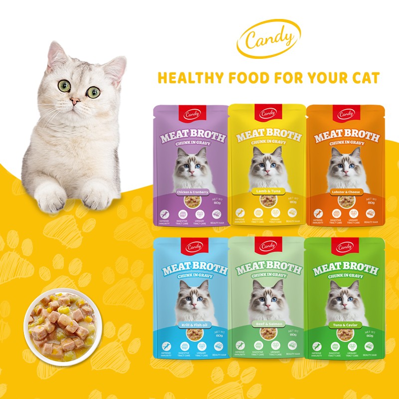 Cat Food Factory - Alice Slice Broth Various Flavors Pouch