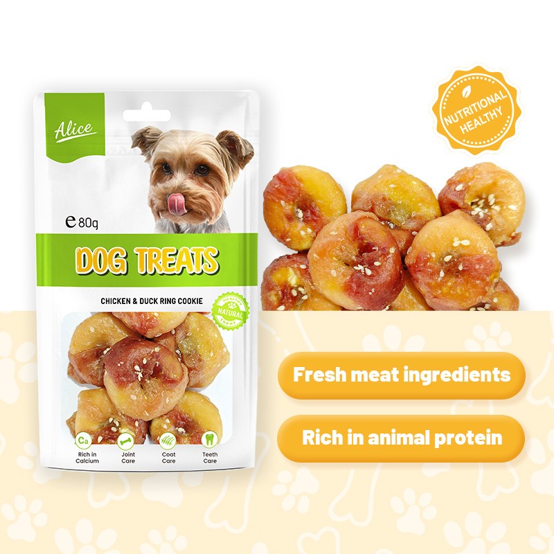 Dog Treat Manufacturer - OEM ODM Air-dried Chicken Duck Ring