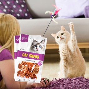 Cat Treat Supplier - OEM ODM Air-dried Lamb Cod Steak