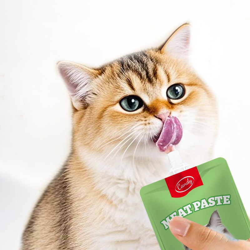 Cat Snack Supplier - Hot Sale 80g Meat Soup 4 Flavors