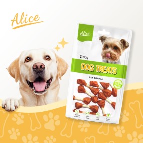 Dog Snack Factory - OEM ODM Air-dried Duck Dumbbell Chicken